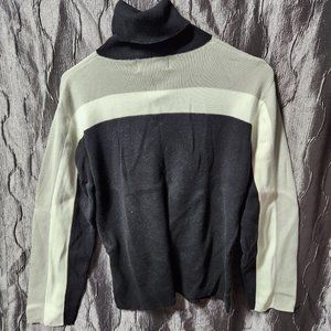 Sharon Young Turtleneck Sweater w/Scarf